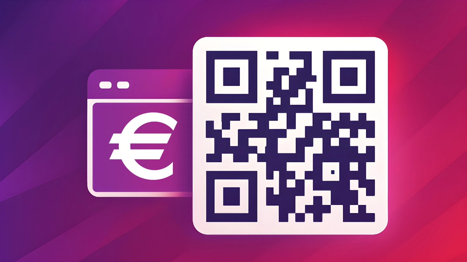 EPC Payment (SEPA) QR code hero illustration in QRUpp brand style