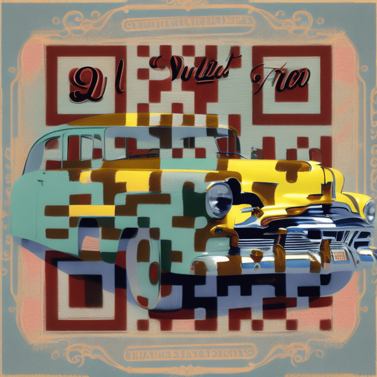 AI-generated QR code design example #4