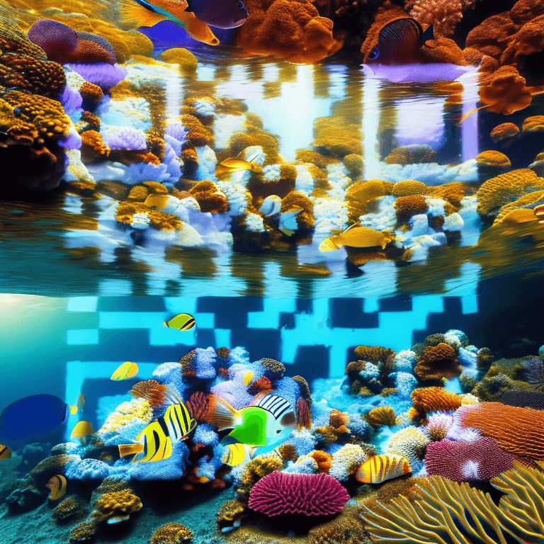 AI-generated QR code design example #6