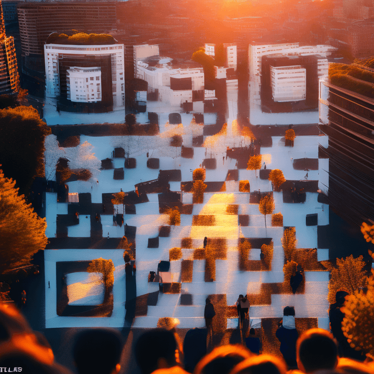 AI-generated QR code design example #2