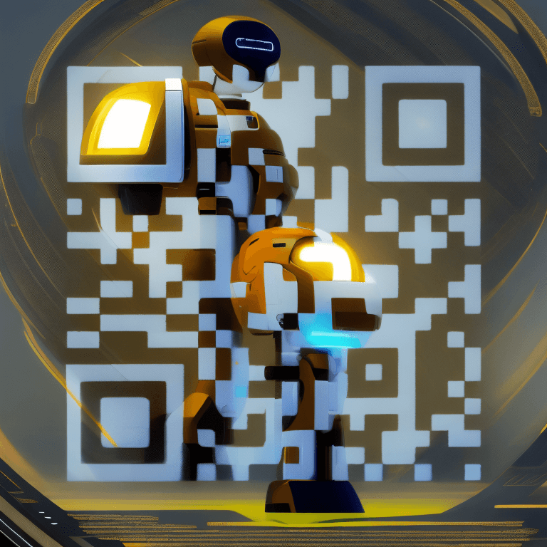 AI-generated QR code design example #5